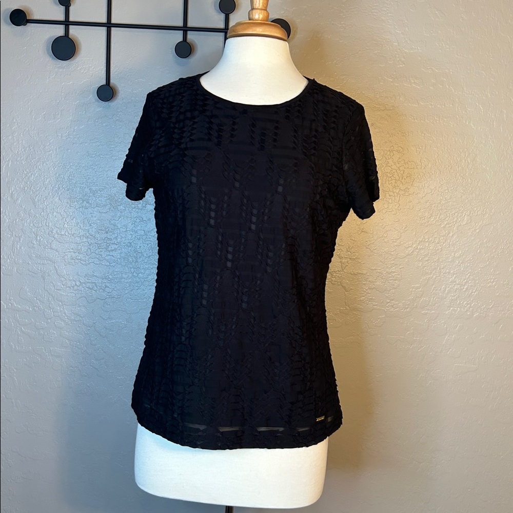 Calvin Klein Black fully lined Blouse